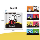 Sonajeros para bebés, juguete móvil, libro de tela de animales suaves, cochecito de recién nacido, juguete colgante para bebés, juguetes educativos de aprendizaje temprano para bebés de 0 a 12 meses