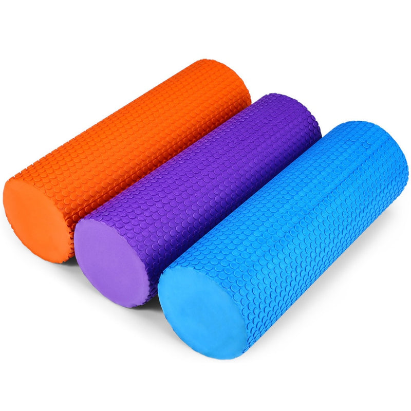 Yoga Pilates bloque de Yoga Pilates rodillo de espuma EVA rodillo de masaje tejido muscular Fitness gimnasio Yoga Pilates entrenamiento Fitness ejercicio