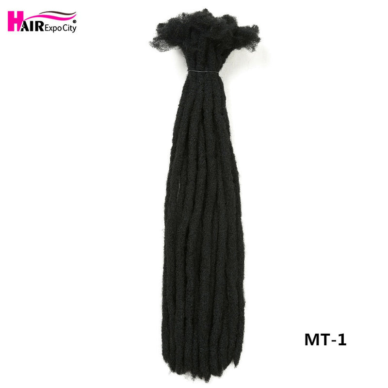 22 Inch Dreadlocks Crochet Braids Hair Synthetic Faux Locs For Men And Women Ombre Braiding Hair Extensions Hair Expo City