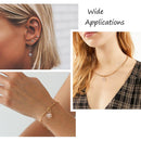 80-160 Uds Zirconia cúbica diamantes de imitación dijes colgantes gota corazón dijes de cristal para joyería DIY pendientes collar fabricación de pulseras