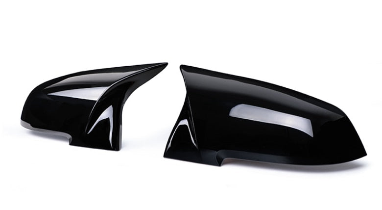 2 piezas tapa de la cubierta del espejo retrovisor negro carbón para BMW Serie 1 2 3 4 XM 220i 328i 420i F20 F21 F22 F23 F30 F32 F33 F36 X1