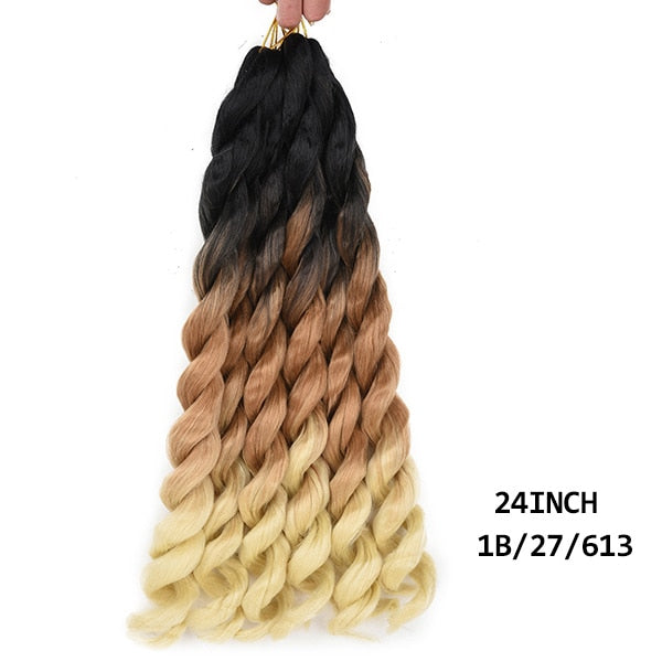 TOMO Pre Stretched Braiding Hair Synthetic Long Professional Hair for Braiding Twist Itch Free Hot Water Setting Yaki Wave Hair