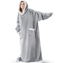 Super Long Hoodie Blankets Winter Oversized Hoodies Sweatshirt Women Men Christmas Hooded Blankets Pullover Giant TV Blanket