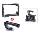 UURig C-A73 Camera Cage for Sony a7iii A7R3 A7M3 Standard Arca-Style Quick Release Plate with Top Handle Grip Sony A7III