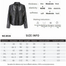 2022 Leather Jacket Women Zippers Spring Autumn Women&