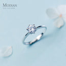 Modian 3 Different Size Dazzling AAA Zircon Ring for Women Fashion 925 Sterling Silver Wedding Engagement Ring Fine Jewelry