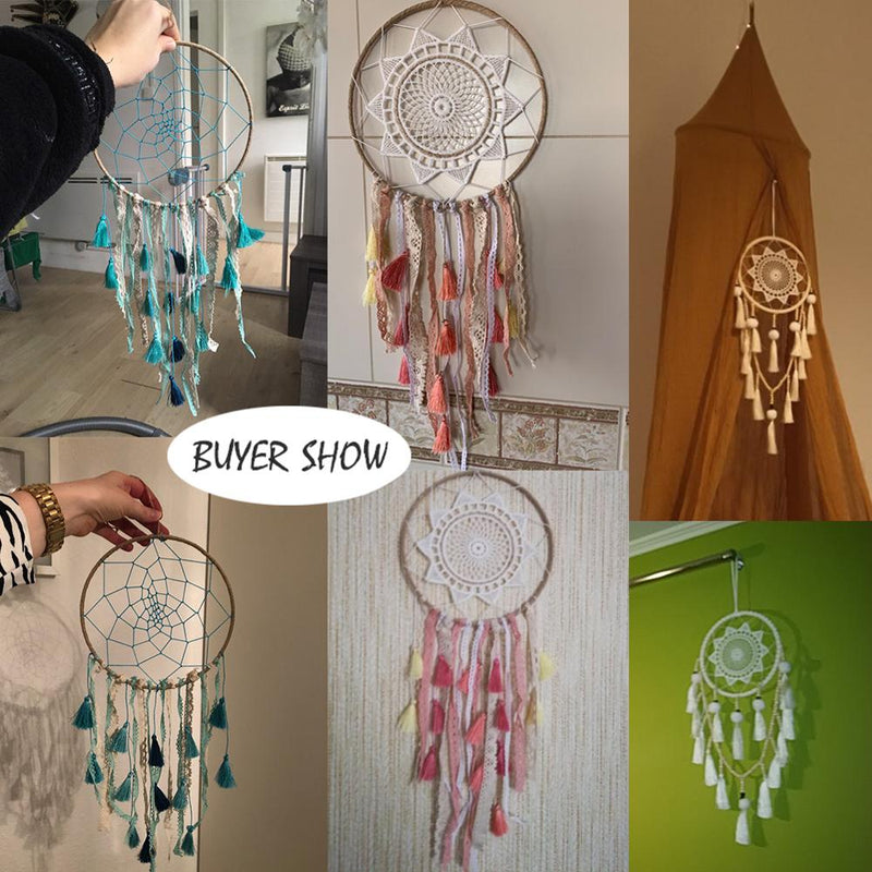 Nordic Tassel Dream Catcher Room Decoration  Bedroom Decor Girls Room Decor Pink Blue White  Gift For Women