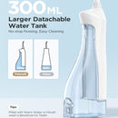 Fairywill-cepillo de dientes eléctrico sónico y hilo dental de agua, carga USB, resistente al agua, 5 modos, 3 cabezales de cepillo, cepillos de dientes, limpiador de dientes