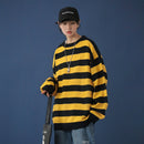 Contrast Stripe Knitted Sweater Autumn Winter 6 Color Men And Women&