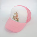 baby girl unicorn hat cap accessories for 2-8 year girls unicorn rainbow baseball cap casquette summer sun truck hat for kids
