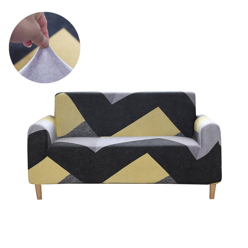 YANYANGTIAN  Plaid Sofa Cover Elastic Sofa Covers for Living Room Printed Couch Cover Sectional Sofa Cover Stretch Slipcover