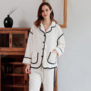 Autumn Winter Flannel Pajamas Set Women Loungewear Warm Thick 2PCS Sleepwear Loose Pijamas Suit Femme Pyjamas Pour Homewear