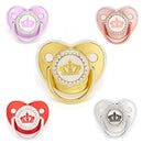 9 Farben Schnuller Babyparty Geschenk Bling Baby Dummy Silikon BPA frei Säuglingsnippel Neugeborene Schnuller für Babys Ich liebe Mama Papa