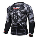 MMA T-Shirt Herren Rashguard Jiu Jitsu Bjj T-Shirt Langarm Fitness Muay Thai Boxsport Pullover Mma Rashguard Boxtrikot