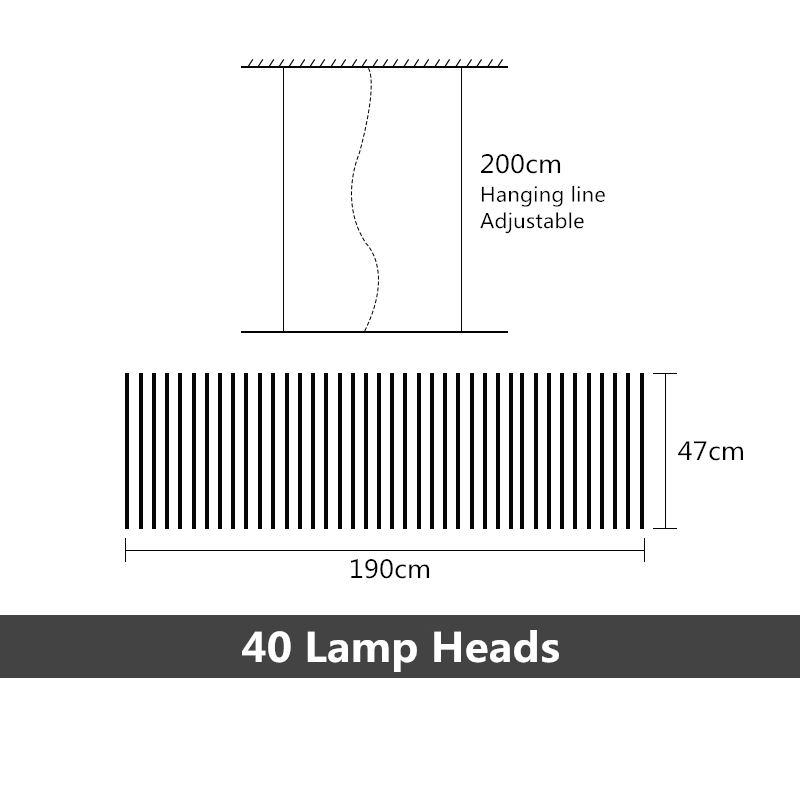 Moderner LED-Kronleuchter, der nordisches Schwarz/Weiß-Büro-Pendelleuchten-Wohnzimmer-Zuhause-Hängeleuchten-Esszimmer-Bar-Leuchten beleuchtet