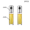 Kitchen Baking Oil Spray Vinegar Bottle Stainless Steel Nozzle Glass Oil Bottle BBQ Water Gravy Boats Grill Sprayer Cooking Tool
