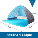 Full Automatic Camping Tent With Door Window Anti-UV Awning Tents Quick Opening Outdoor Sunshelter For 1-4 People Sunproof X147B