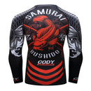 MMA T-Shirt Herren Rashguard Jiu Jitsu Bjj T-Shirt Langarm Fitness Muay Thai Boxsport Pullover Mma Rashguard Boxtrikot