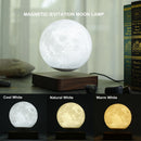 Creative 3D Magnetic Levitation Moon Lamp Night Light 14cm Rotating  Led Moon Floating Lamp Home Decoration Holiday Gifts