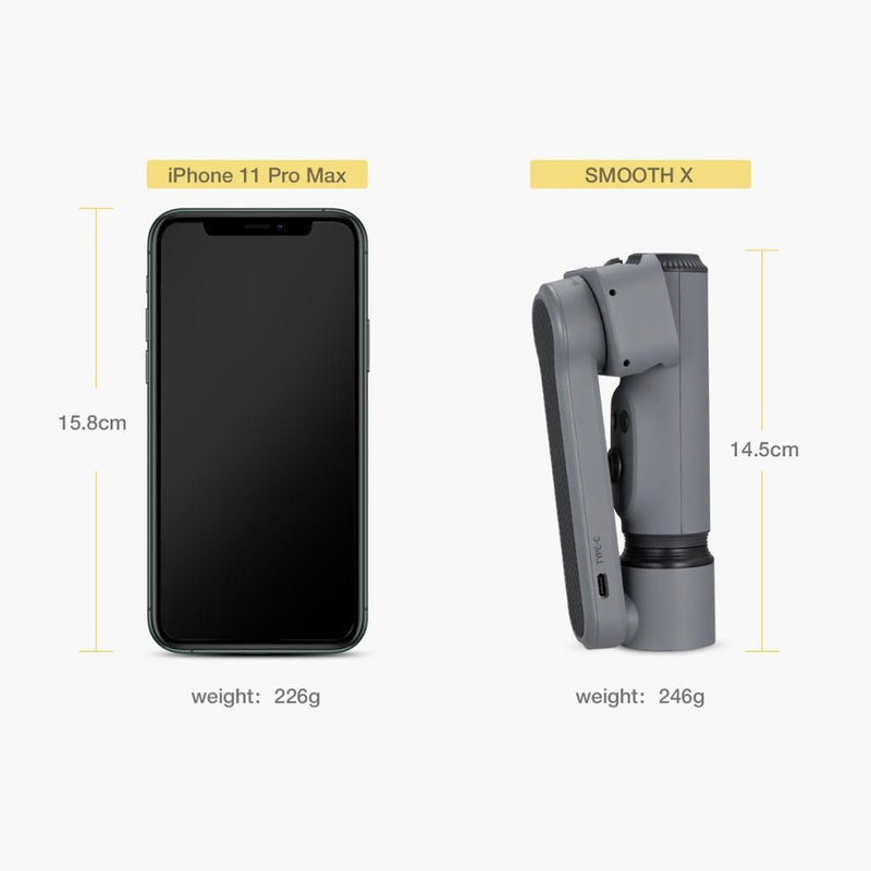 ZHIYUN Official SMOOTH X Phone Gimbal Selfie Stick Handheld Stabilizer Palo Smartphone for iPhone Samsung Huawei Xiaomi Redmi