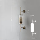 Modern Glass Wall Lamps Fixture Luminaire Sconce Lighting Bedside Living Room Home Decoration Aisel Horridor Golden Ball Light