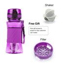 350ml UZSPACE Water Bottles BPA Free Protein Shaker Child Portable Leakproof Sports Drinkware Outdoor Eco-friendly Tritan Bottle