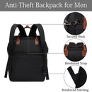 Mochila VASCHY para hombre, mochila antirrobo para ordenador portátil de 15,6 pulgadas con cargador USB, mochila de viaje para mujer, mochila escolar para adolescentes, mochila de ocio