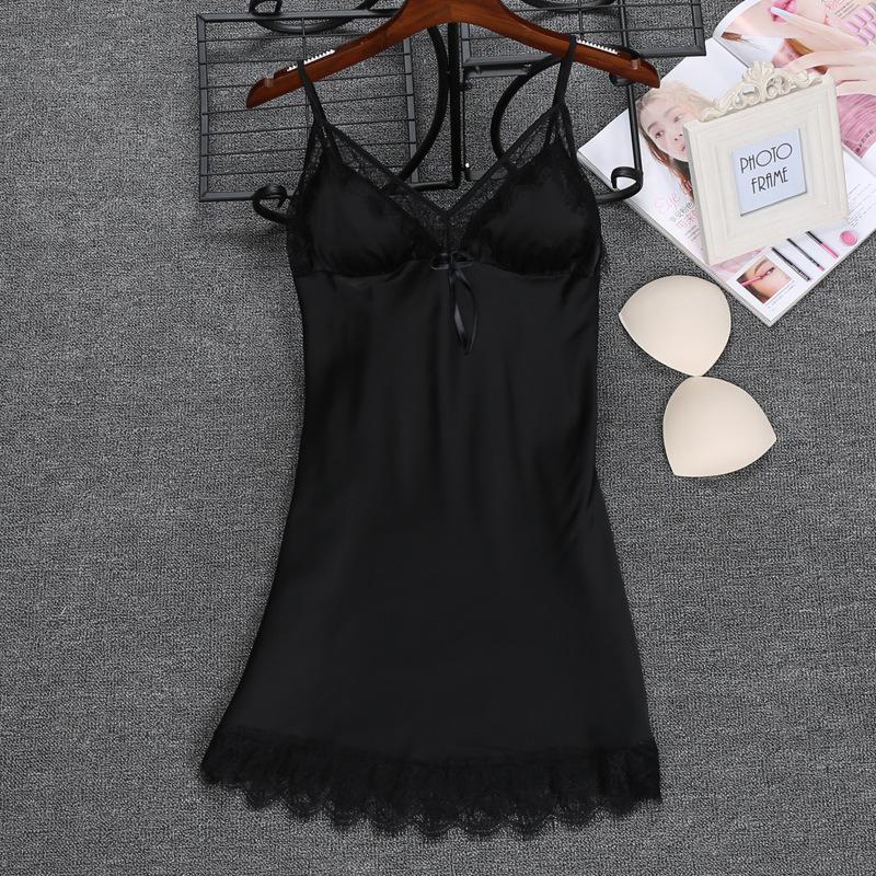 Sexy Womens Night Robe Strap Top Pajamas Suit Summer Two Piec Sleepwear Sets Casual Home Wear Nightwear Sleep Kimono Bath Gown