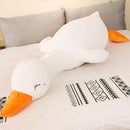 Juguete de peluche de pato Kawaii grande, almohada para dormir de ganso, muñeco de peluche de alta calidad, regalo dulce divertido y suave para amigos, regalos para niños