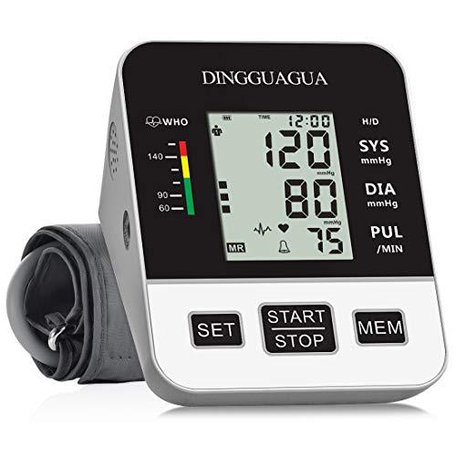 Medidor de presión arterial Monitor de brazo superior Monitor de presión arterial digital automático Brazalete Máquina BP Medidor de monitoreo de frecuencia de pulso