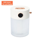 Humidificador de aire portátil de gran capacidad, batería de 4000mah, generador de niebla de coche eléctrico USB, humidificadores, difusores con lámpara, 2 salidas de niebla