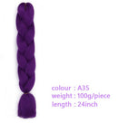 Black Star Hair Ombre Jumbo Extensiones de cabello trenzado Trenzas retorcidas de 24 pulgadas Fibra de cabello sintético para trenzado retorcido para mujeres