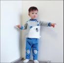 spring and autumn sweater suit, newborn cardigan jacket, baby knitwear 7