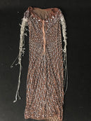 Blinkende Kristalle Ketten Strass Kleid Geburtstagsfeier Feiern Kostüm Steine ​​Fransen Outfit Sänger Nachtclub Tanz Outfit