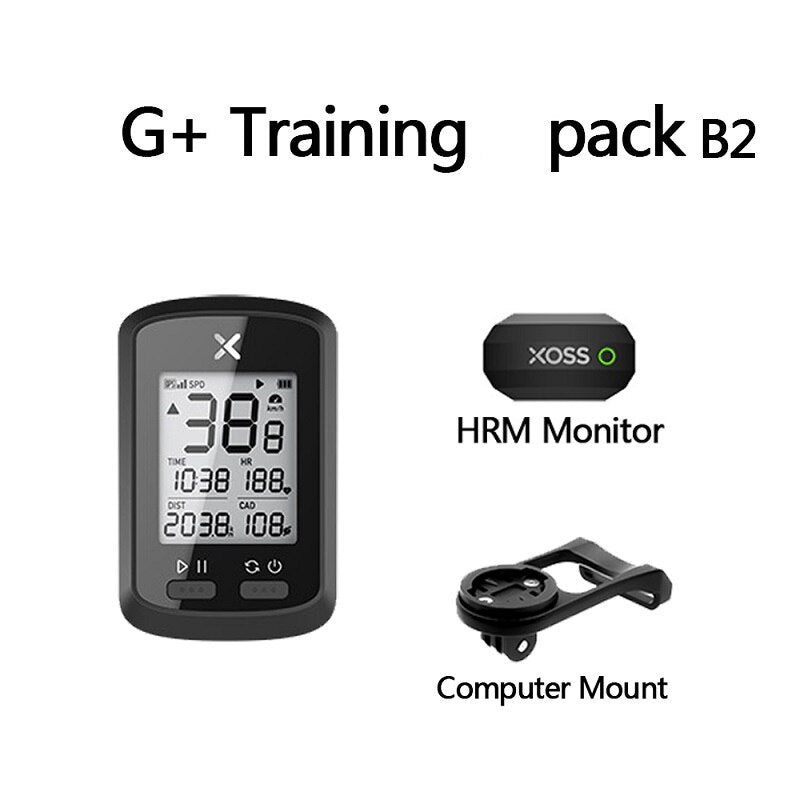 XOSS Bike Computer G+ Wireless GPS Speedometer Waterproof Road Bike MTB Bicycle Bluetooth ANT+ with Cadence Cycling Computers