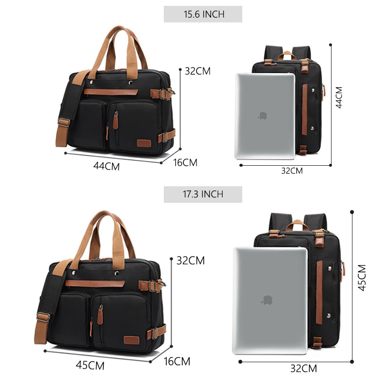 Bolso de trabajo de lona para hombre, maletín de viaje, bandolera multifunción, bolso grande, informal, de negocios, para ordenador portátil, bolsillo XA284ZC