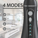 4 Modes Oral Irrigator USB Rechargeable Water Floss Portable Dental Water Flosser Jet 200ml Irrigator Dental Teeth Cleaner+6 Jet