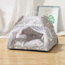 Dulce cama de princesa para gatos, tienda plegable para gatos, casa para perros, cama para gatos, cestas para perros, bonitas casas para gatos, cojín para el hogar, productos para perreras