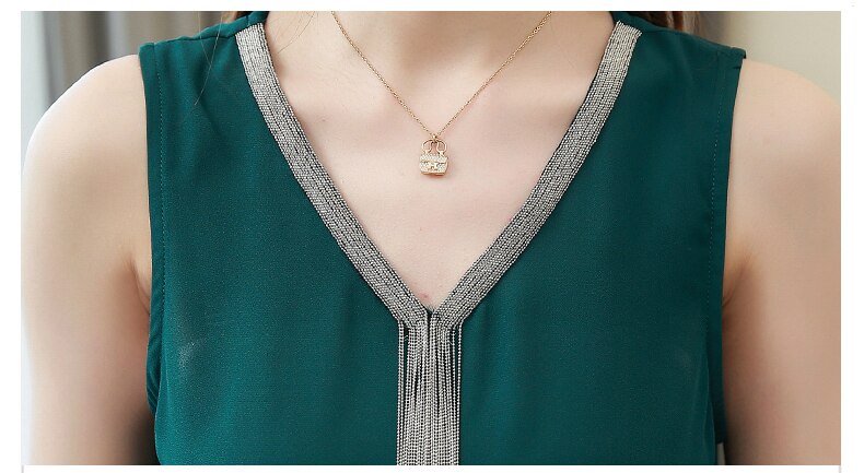 blusas mujer de moda 2023 v collar office lady chiffon blouse women shirts camisas mujer womens tops and blouses 4094 50