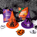 StoBag 20pcs New Hat Shape Candy Packaging Paper Box Orange/Blue Halloween Decoration Event &amp; Party Favour Kids For Home