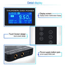 THUNDERLORD Digital Tattoo Power Supply LCD Touch Screen Dual Power Source For Tattoo Rotary Pen Makeup Machine Tattoo Supplies