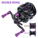 GBC200 142g Ultralight Carbon Fiber BFS Baitcasting Fishing Reel  Double Spool Fishing Bait Smooth Casting Reel UL Fishing Reel