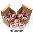 Wholesale Items Lashes Eye Bulk Lots 4/10/50/100 PCS Natural Long False Eyelashes Fluffy Wispy Faux 3D Mink Lashes Soft Handmade