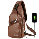 Male Anti-theft Shoulder Messenger Bags Multifunction Crossbody Bag for Men Waterproof Short Trip Chest Bag Pack Mochila Hombre