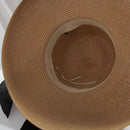 The Riviera | Hepburn-Style Wide-Brim Straw Sun Hat with Bow