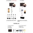 Dokio 100W 18V flexible schwarze Sonnenkollektoren China Faltbarer 12V-Controller 100-Watt-Panels Solar für Autobatterie