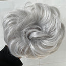 Tinashe Beauty banda elástica con cabello desordenado moño Scrunchy Chignon con banda elástica Messi postizos Donut para mujeres y niños