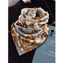 Fabulous Print 100% Twill Silk Scarf Shawl Womens Fashion Head Scarves Hijab 88*88cm