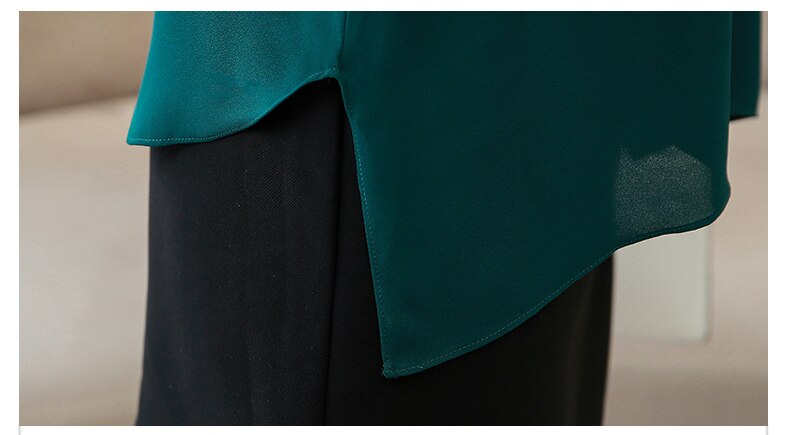 blusas mujer de moda 2023 v collar office lady chiffon blouse women shirts camisas mujer womens tops and blouses 4094 50