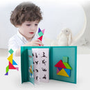 New Kids Magnetic 3D Puzzle Jigsaw Tangram Thinking Training Game Baby Montessori Learning Educational Wooden Toys for Children